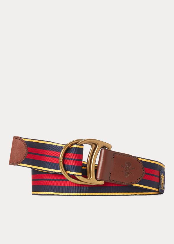 Polo Ralph Lauren Equestrian Grosgrain Bælte Herre Danmark (IENOM3081)